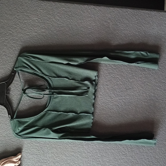 Women's Forrest Green Top - Picture 2 of 4